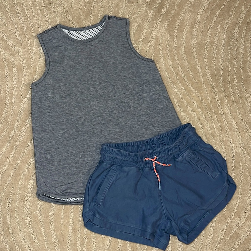 Athleta Girl Set with reversible tank! ☀️